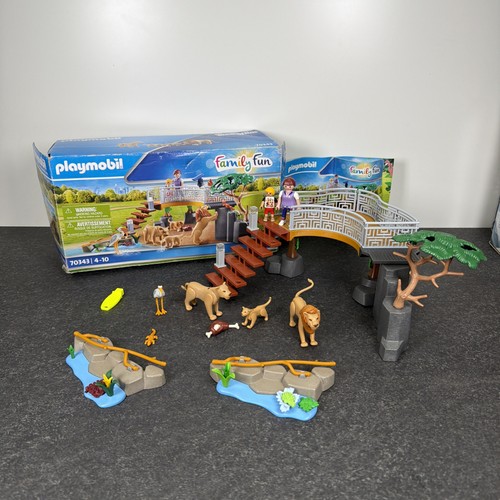 Playmobil 70343 lion - 70343, enclosure