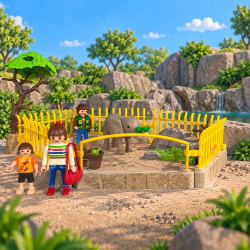 Playmobil zoo baby elephant - zoo,